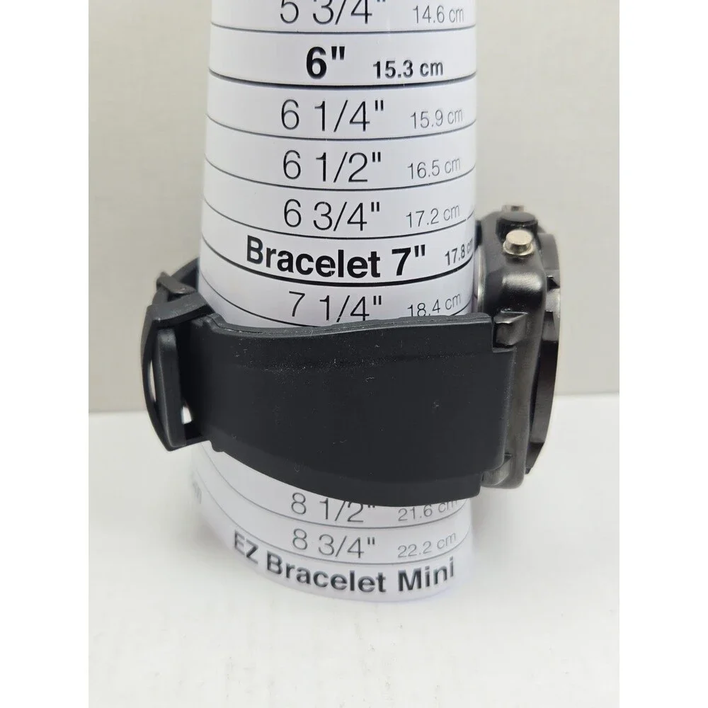 Infantry Night Stealth Ana Digi Square 46mm Mens Watch Black  Alarm New Battery